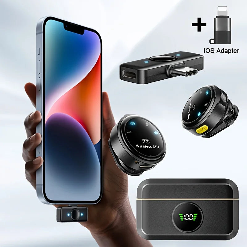 Wireless Lavalier Microphone for Phone & Laptop