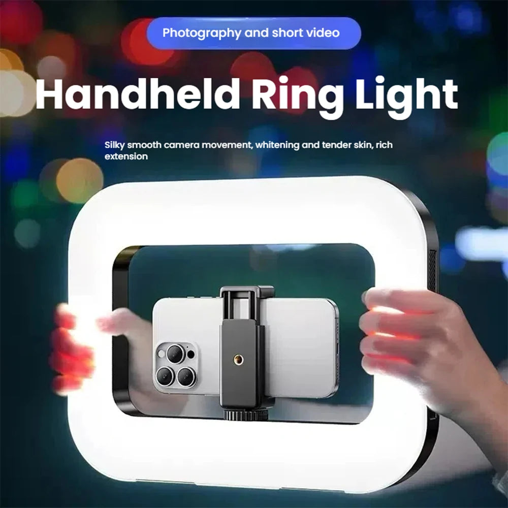 Portable LED Fill Light – Adjustable Brightness for Phone & Camera