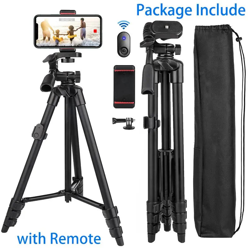Phone Tripod – 140cm Adjustable Video & Photo Stand