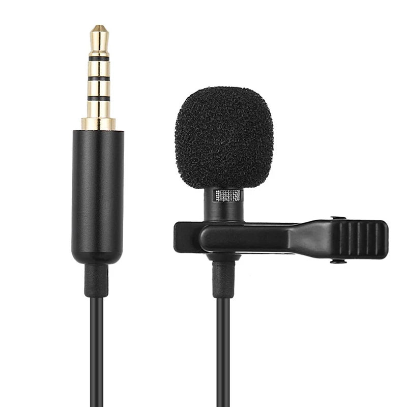 Mini Lavalier Lapel Mic – USB, 3.5mm, Type-C Available