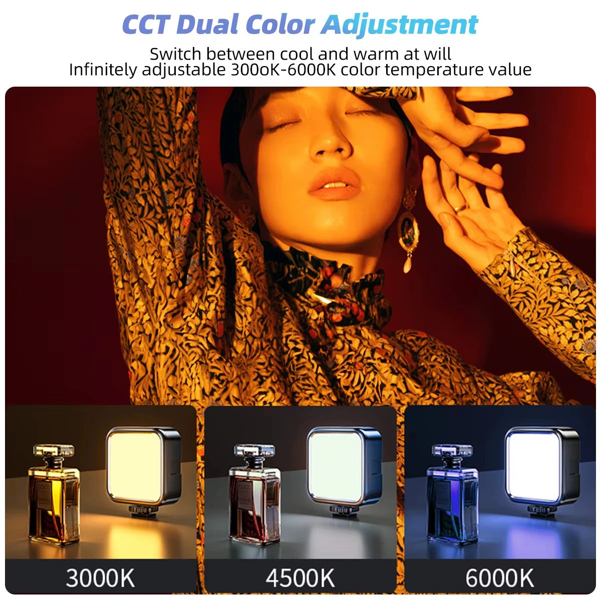 Clip-On Selfie LED Light – 3 Brightness Modes for Phone & Laptop