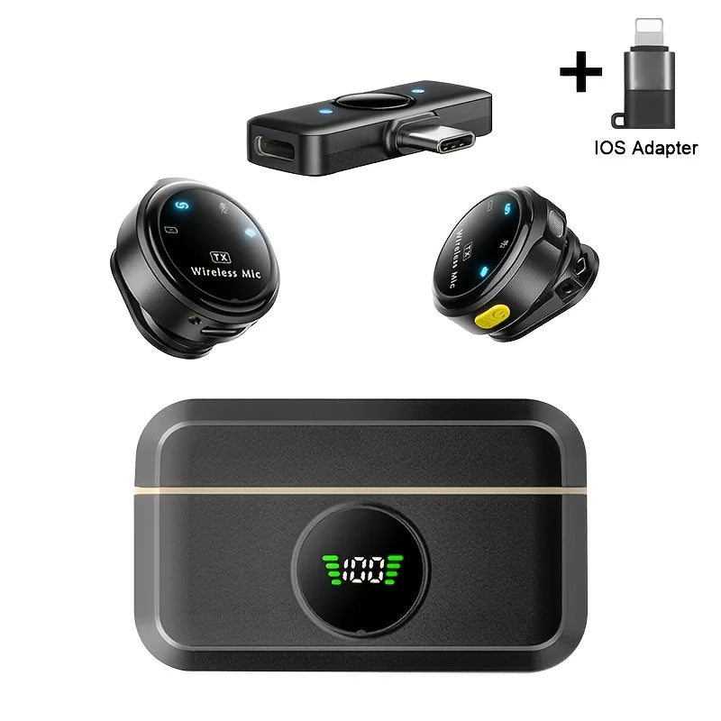 Wireless Lavalier Microphone for Phone & Laptop