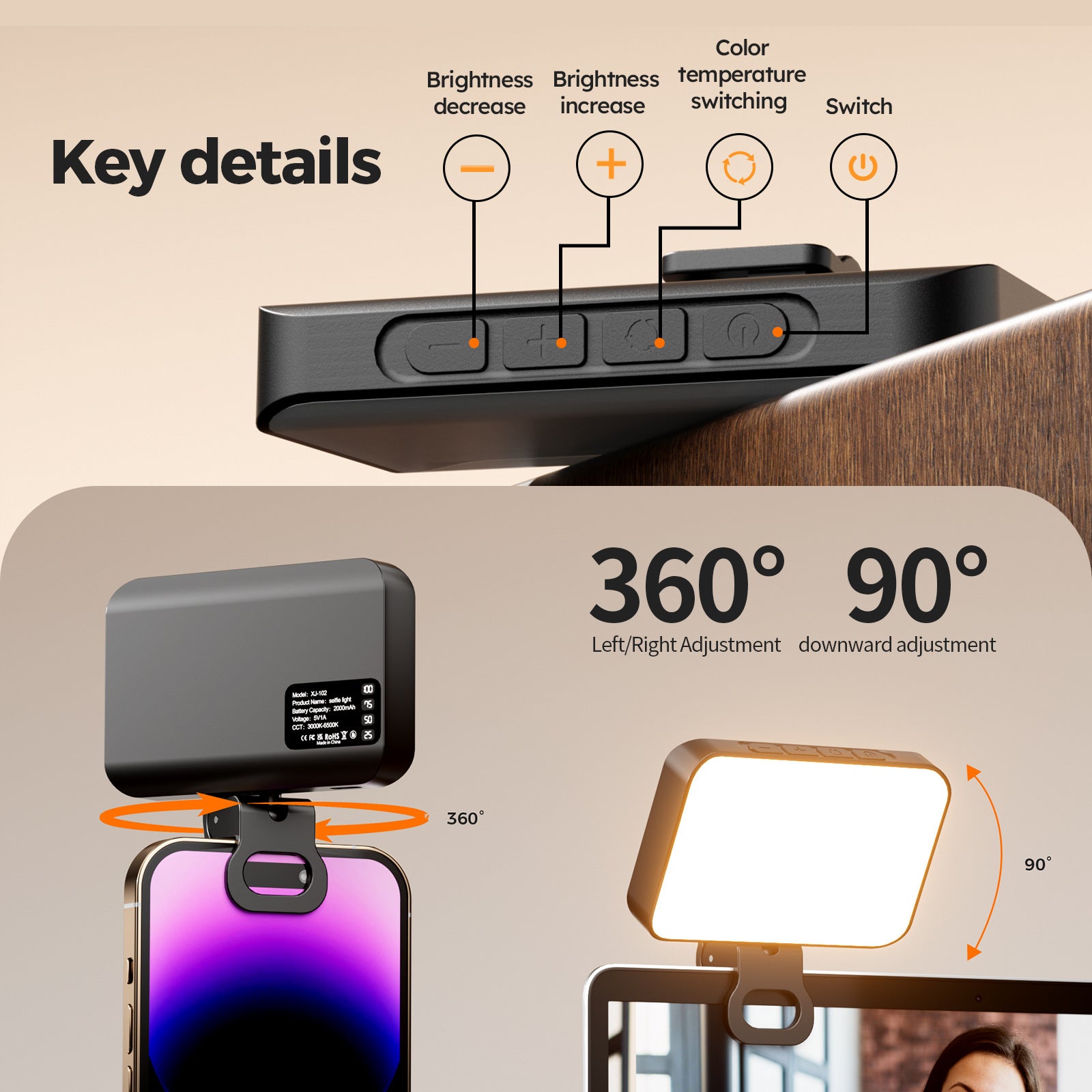 Clip-on Fill Light