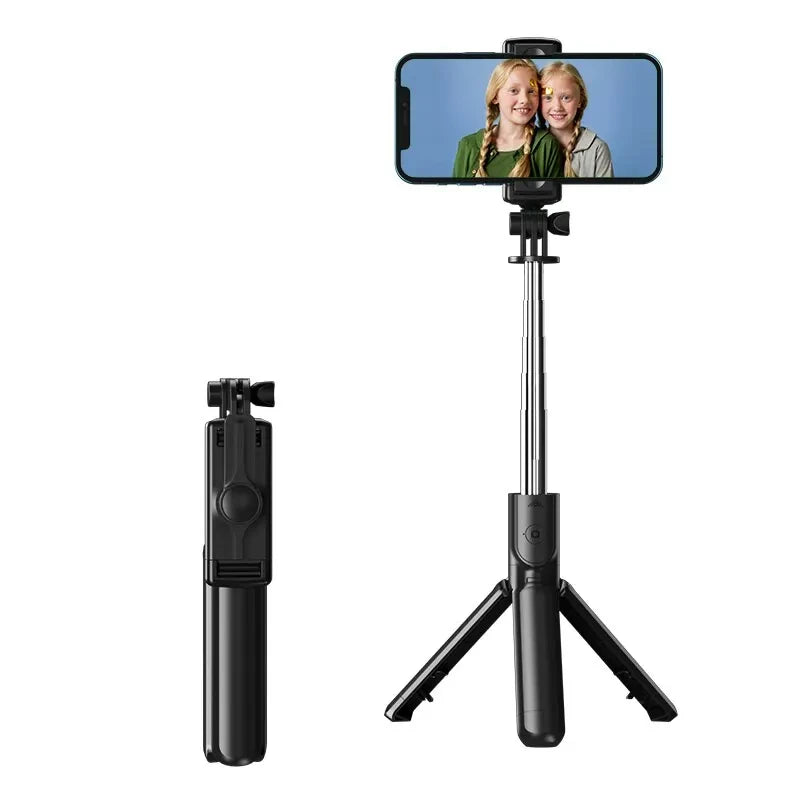 Bluetooth Selfie Stick & Mini Tripod – Extendable Phone Holder
