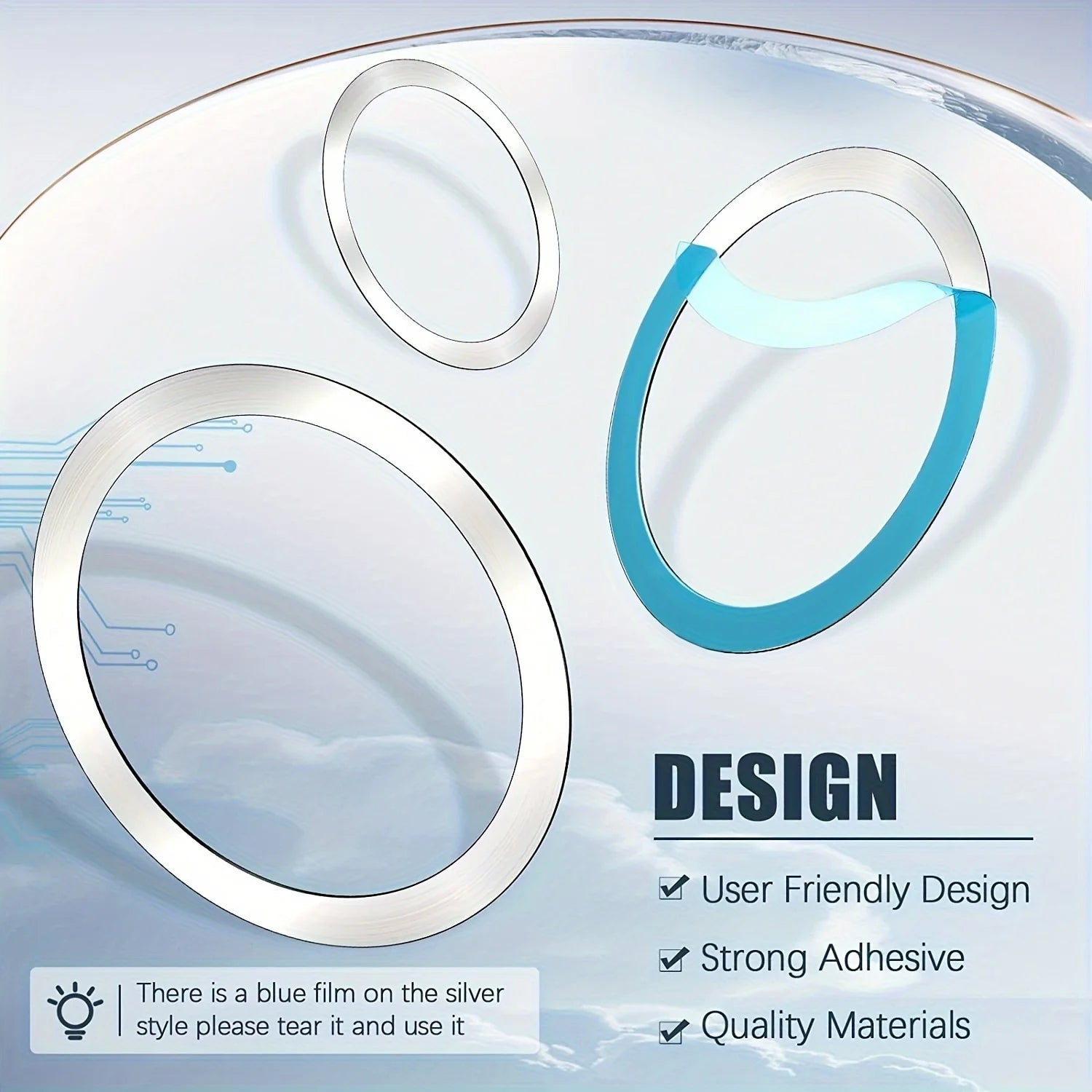 10-Pack Magnetic Mounting Discs for Smartphones