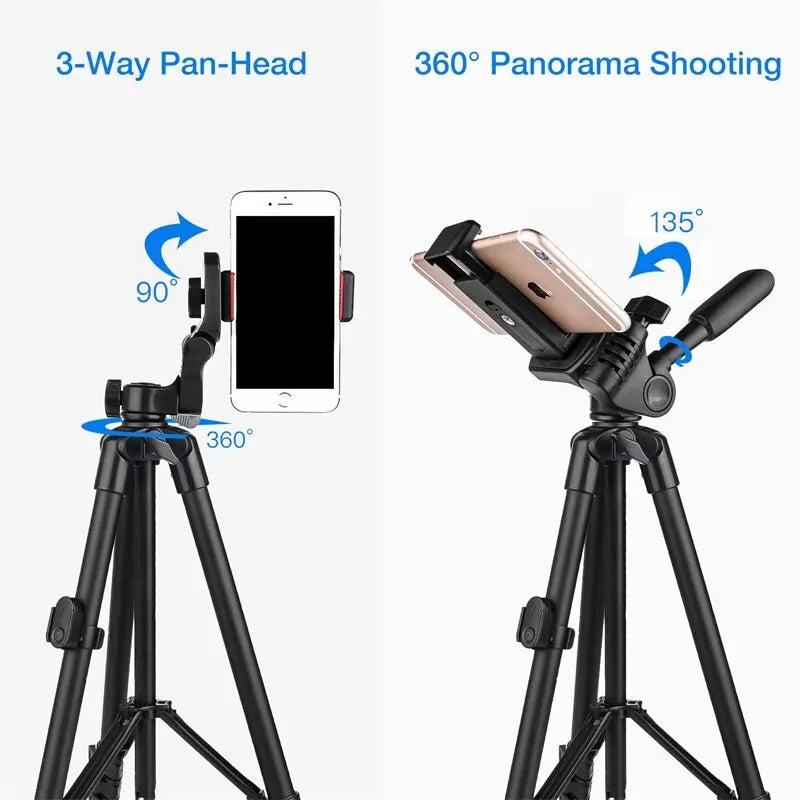 Phone Tripod – 140cm Adjustable Video & Photo Stand