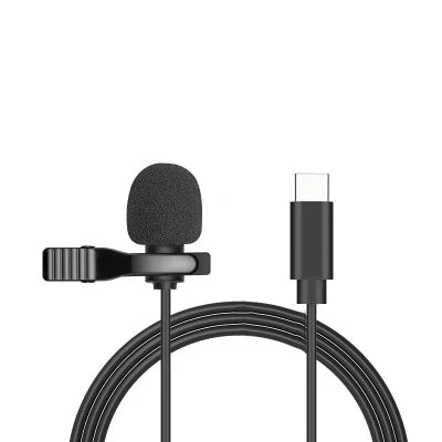 Mini Lavalier Lapel Mic – USB, 3.5mm, Type-C Available