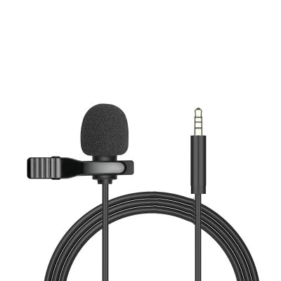 Mini Lavalier Lapel Mic – USB, 3.5mm, Type-C Available