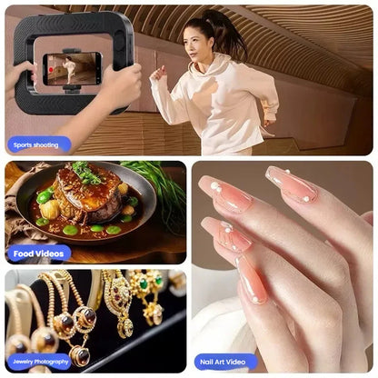 Portable LED Fill Light – Adjustable Brightness for Phone & Camera