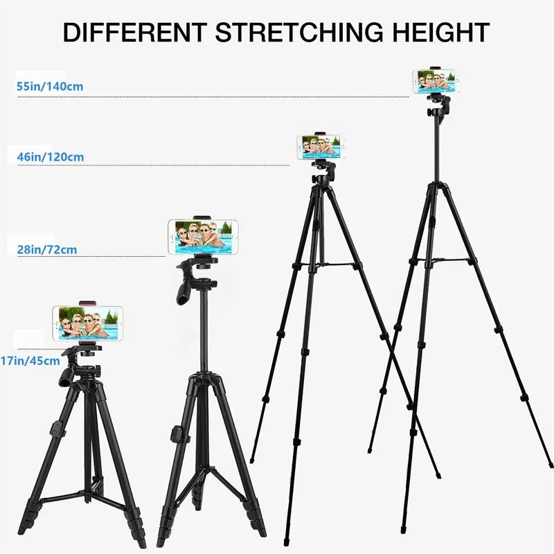 Phone Tripod – 140cm Adjustable Video & Photo Stand