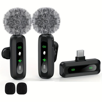 Wireless USB-C Lapel Microphone for Streaming