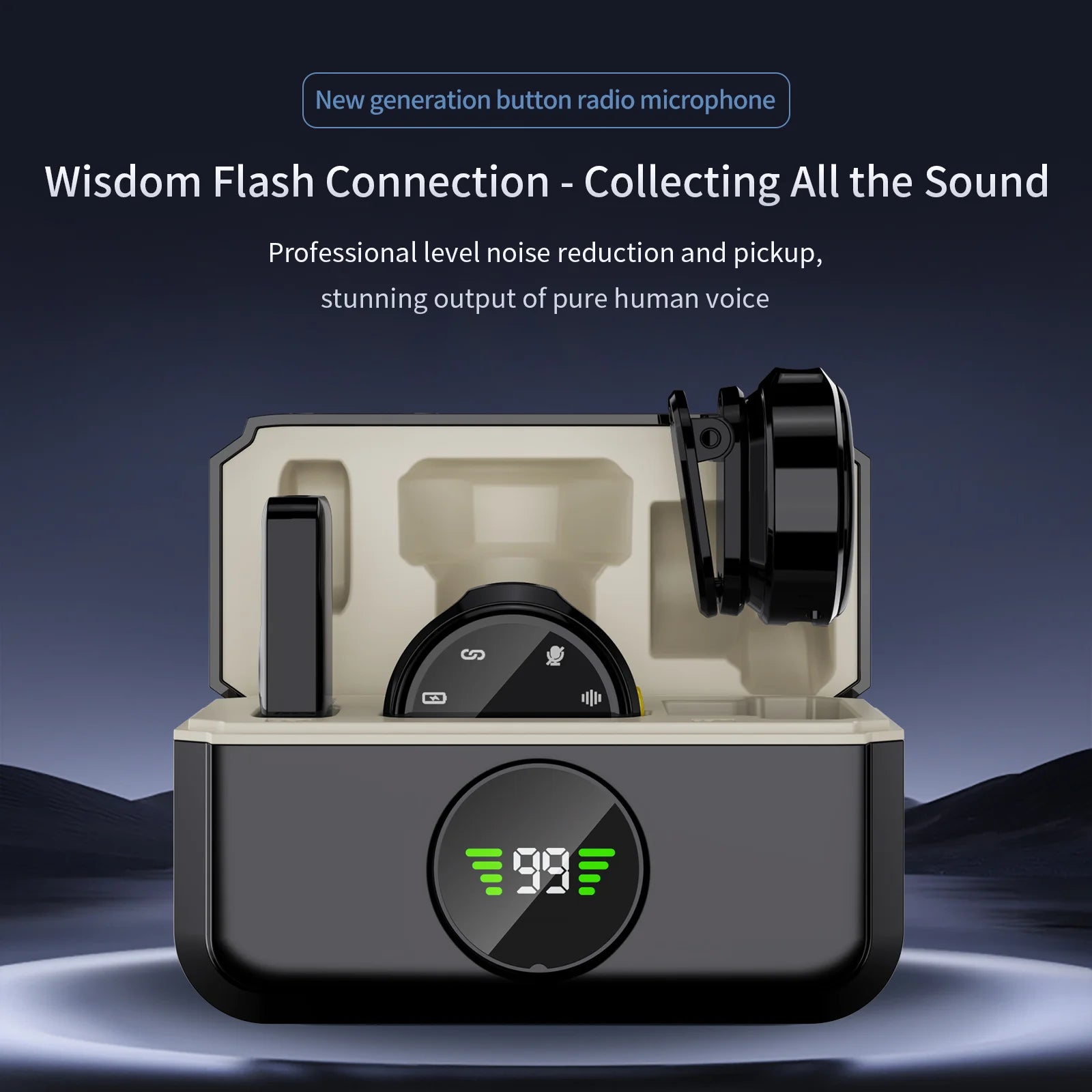 Wireless Lavalier Microphone for Phone & Laptop