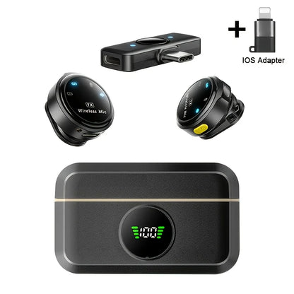 Wireless Lavalier Microphone for Phone & Laptop